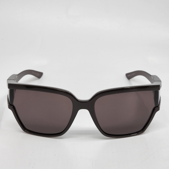 BALENCIAGA Unlimited Unisex Shield  Sunglasses Transparent  Brown - Picture 2 of 9